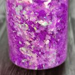 Хлопья Сиреневые перламутровые для дизайна ногтей, маникюра, бодиарта, макияжа...