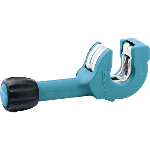 Труборез ручной 12-35мм (1/2-1-3/8) мех.рег-ка зажима трубы, трещ.храп.мех. Пиранха GROSS