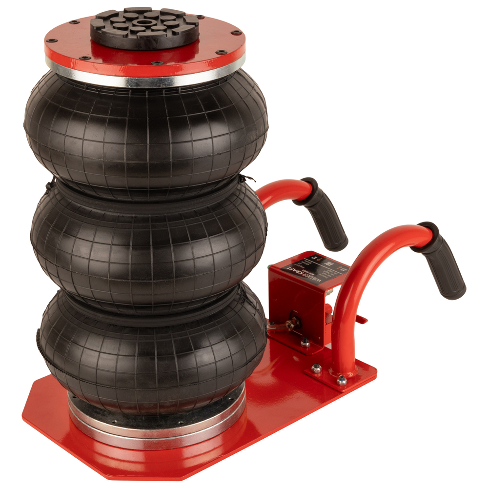 WDK-81813A Домкрат пневматический 3т, 145-440 мм, с короткими ручками