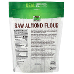 NOW Foods, Real Food, сырая миндальная мука, 624 г (22 унции)