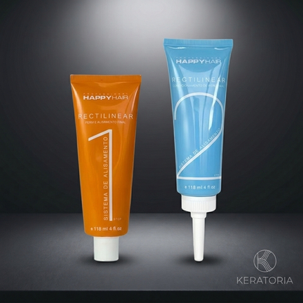 Система выпрямления Happy Hair Rectilinear 1 и 2 шаг 118/118мл
