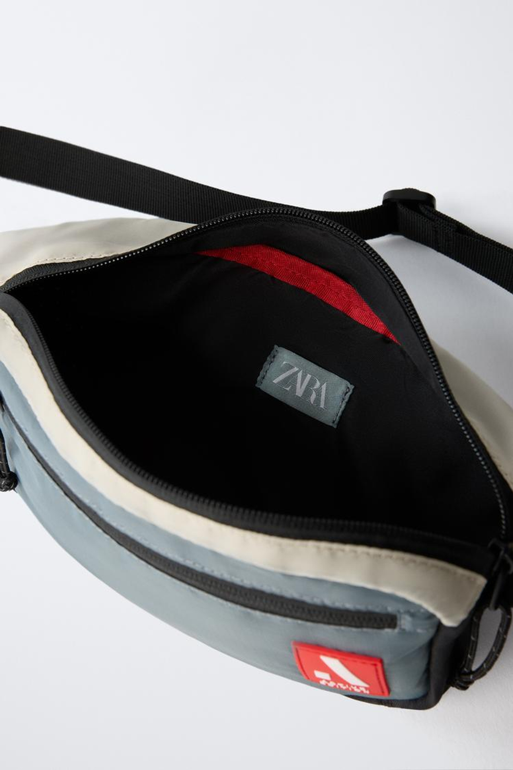 ZARA СПОРТИВНАЯ ПОЯСНАЯ СУМКА, КРАСНЫЙ