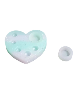 Палитра-дозатор для ламимейкеров сердечко