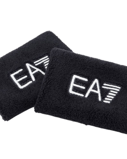 Теннисные напульсники EA7 Tennis Pro - black/white