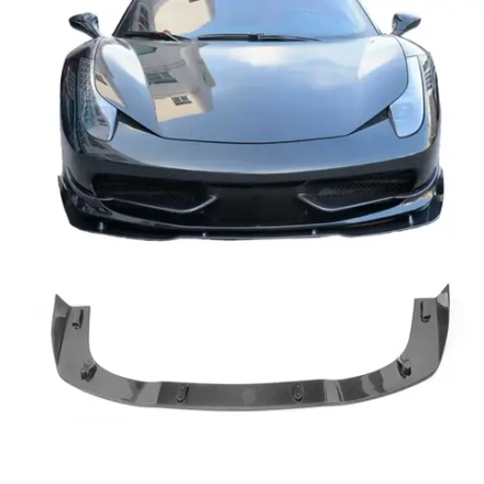 Карбоновая губа переднего бампера для Ferrari 458 2009-2015 Феррари