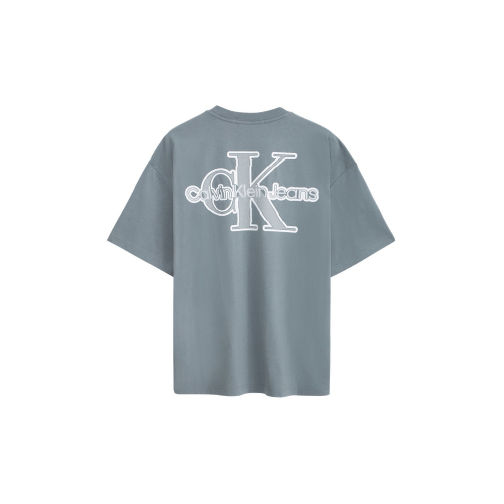 Серая футболка с логотипом Calvin Klein Tee
