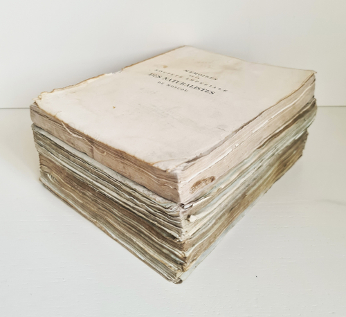 "Memoires de la societe imperiale des naturalistes de Moscou T. 1, 3, 5 (Воспоминания Московского Императорского Общества естествоиспытателей)". 1817 г.