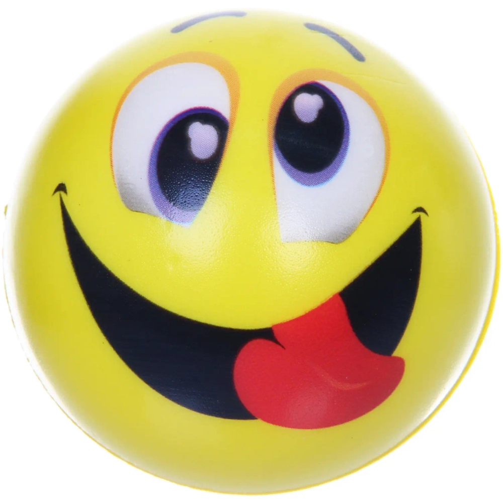 Мяч 7,6 см «Смайл» (антистресс), микс СТИКЕР НА ВЛОЖЕНИЕ