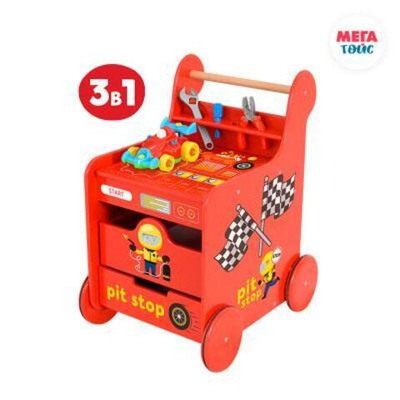 Тележка-каталка Пит-стоп с набором инструментов (Манюня)