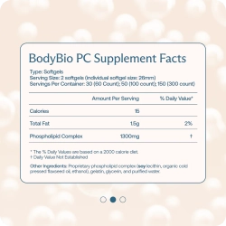 PC (Phosphatidylcholine) Softgels BodyBio