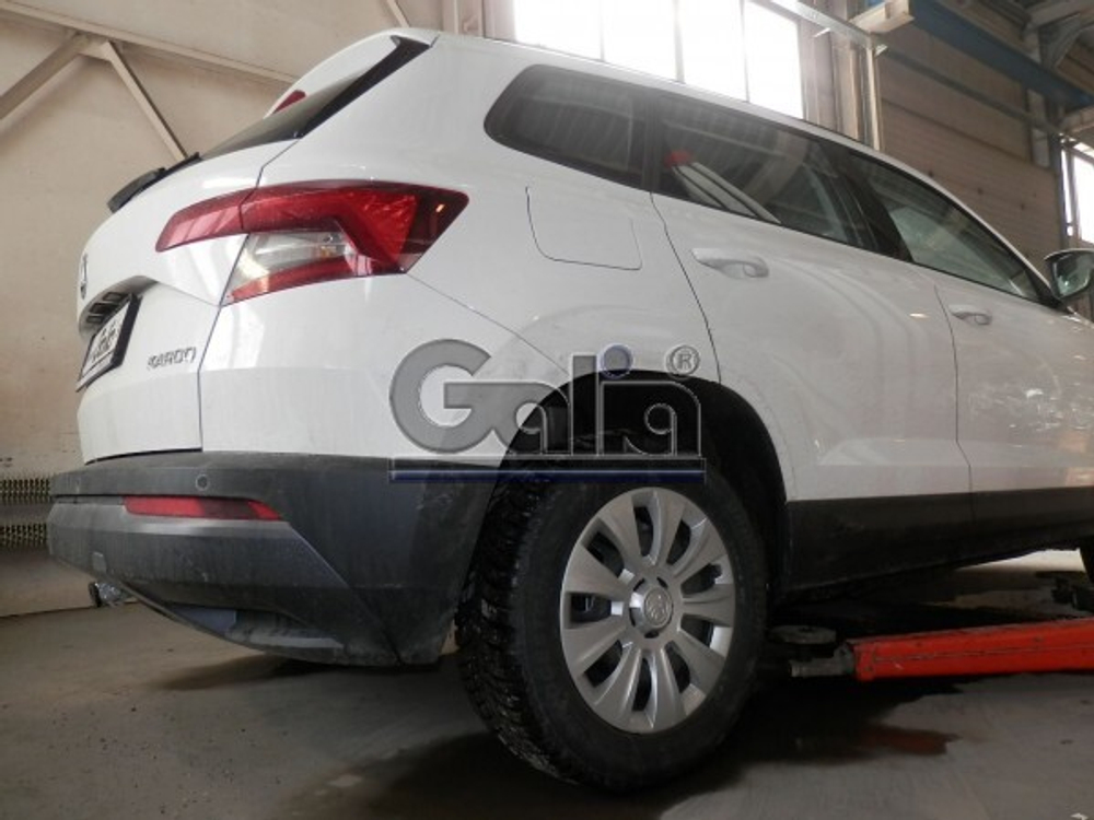 Фаркоп оцинкованный Galia S119C для Skoda Karoq 2018-, Seat Ateca 2016-(паспорт и сертификат в комплекте)(без электрики)