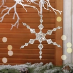 Подвеска «Волшебство зимы» 15 см, Золото