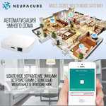 Мультипротокольный Ethernet Шлюз MOES (Zigbee 3.0 + Bluetooth + Mesh) Работает с Яндекс Алиса, Сбер Салют
