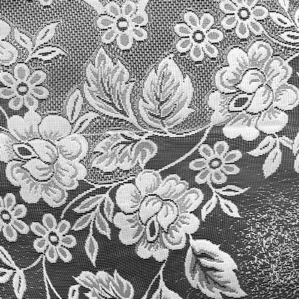 Полотно жаккардовое рис. 2-12-67Б,  высота 0.8м, цвет белый, Россия.