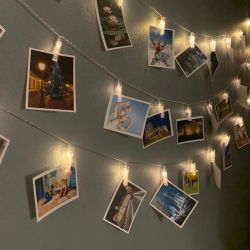 ULD-S0200-010-STB-2AA WARM WHITE IP20 CLIPS Гирлянда светодиодная на батарейках 2AA не в-к. Прищепки. 2м. 10 светодиодов. Теплый белый свет. Провод прозрачный. TM Uniel.