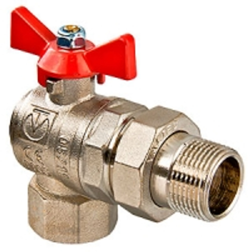 Кран шаров. BASE 1/2" с америк. угл. баб. VALTEC