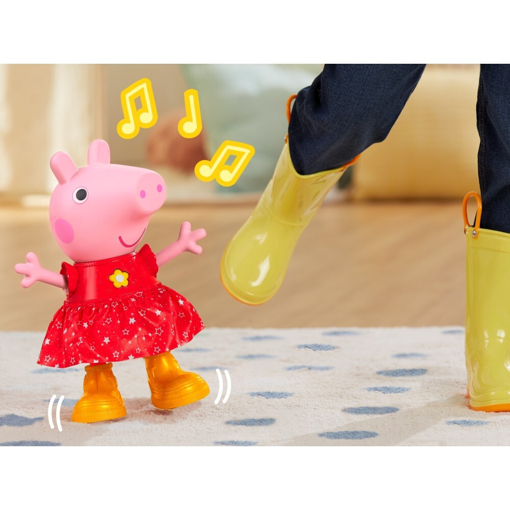 Hasbro Peppa Pig - Грязные лужи Кукла Пеппа Вечеринка с музыкой F8873