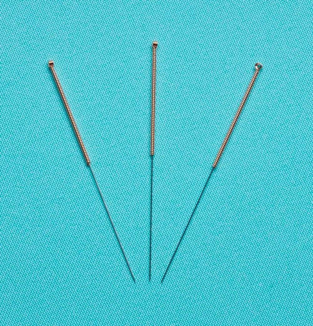 Иглы акупунктурные ручка с кольцом 0,3х15 мм Мед-Кит 160 шт