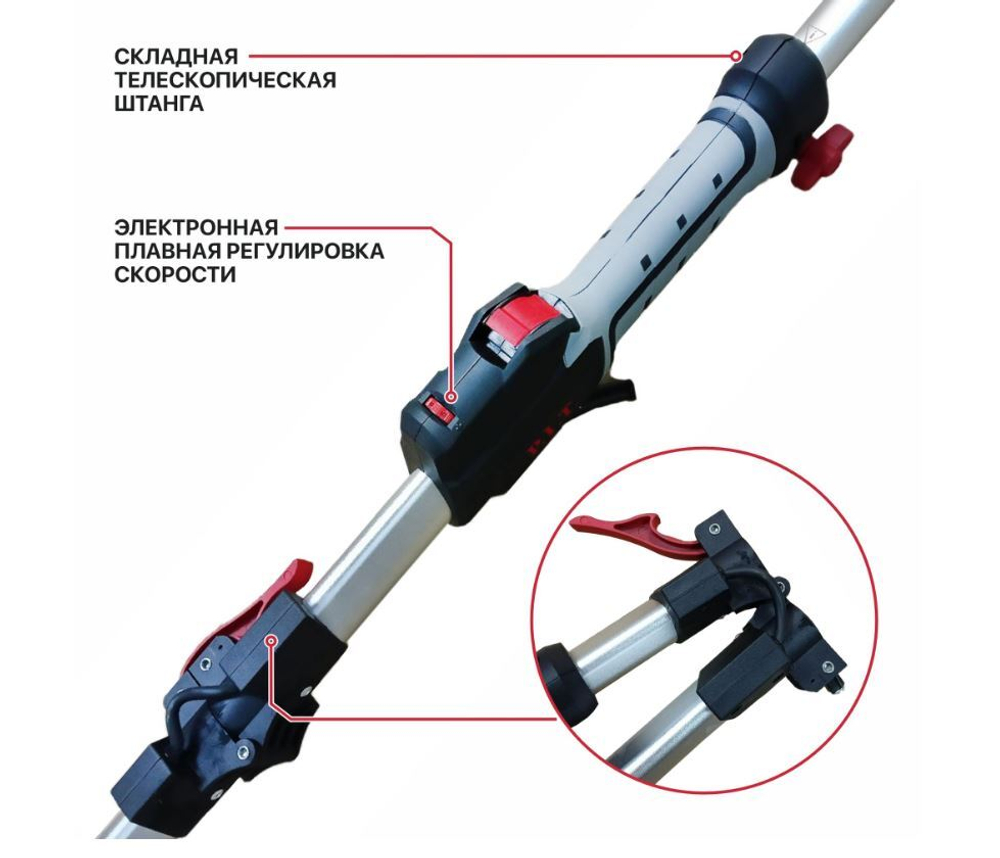 Шлифмашина для стен и потолков PWG230-C (900 Вт, 225мм, 900-2100 об/мин)
