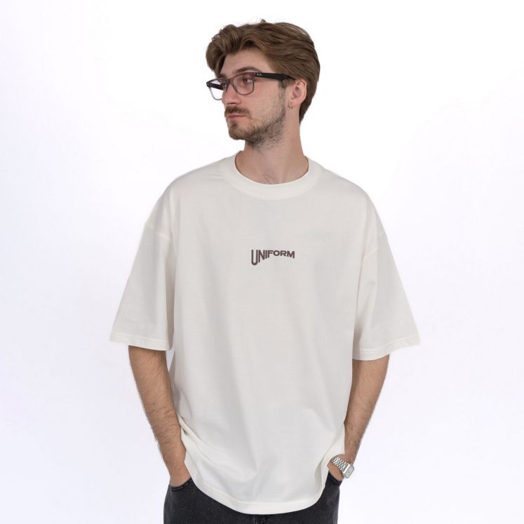 Футболка UNIFORM Heavy Workout, молочный