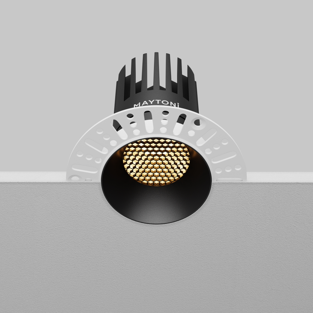 Встраиваемый светодиодный светильник Maytoni Dip DL121-15W-2.7K-TRS-B