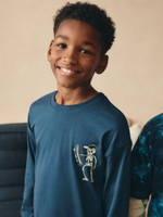 Пижама для мальчика Next K99-115, 3 шт., Синий, Темно-серый