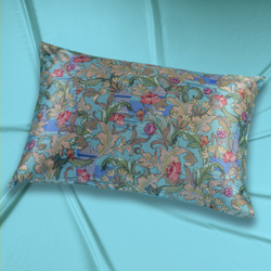 Наволочка 50x70 Mollen Рассвет светло-бирюзовая шелковая