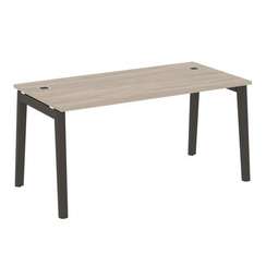 Onix Wood Direct Стол руководителя OW.SRR-4.8 Дуб Аттик/Дуб Темный/Металл Антрацит 1580*800*750