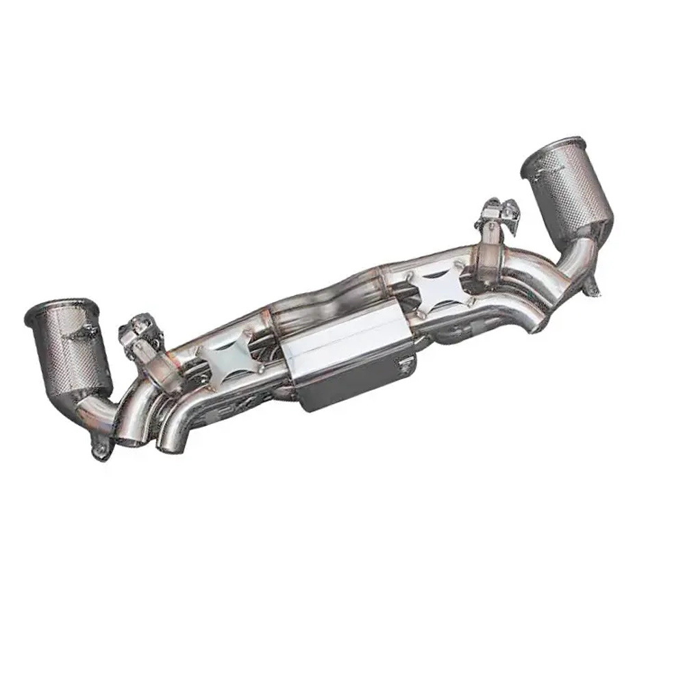 Спортивная выхлопная система с заслонками для Porsche 991 992 CARRERA 4 S 4S 2019+ 3.0 Порше Каррера