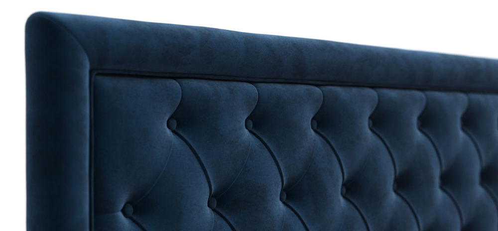 Кровать Босс Классик 180*200 Монолит синий (последний экземпляр)