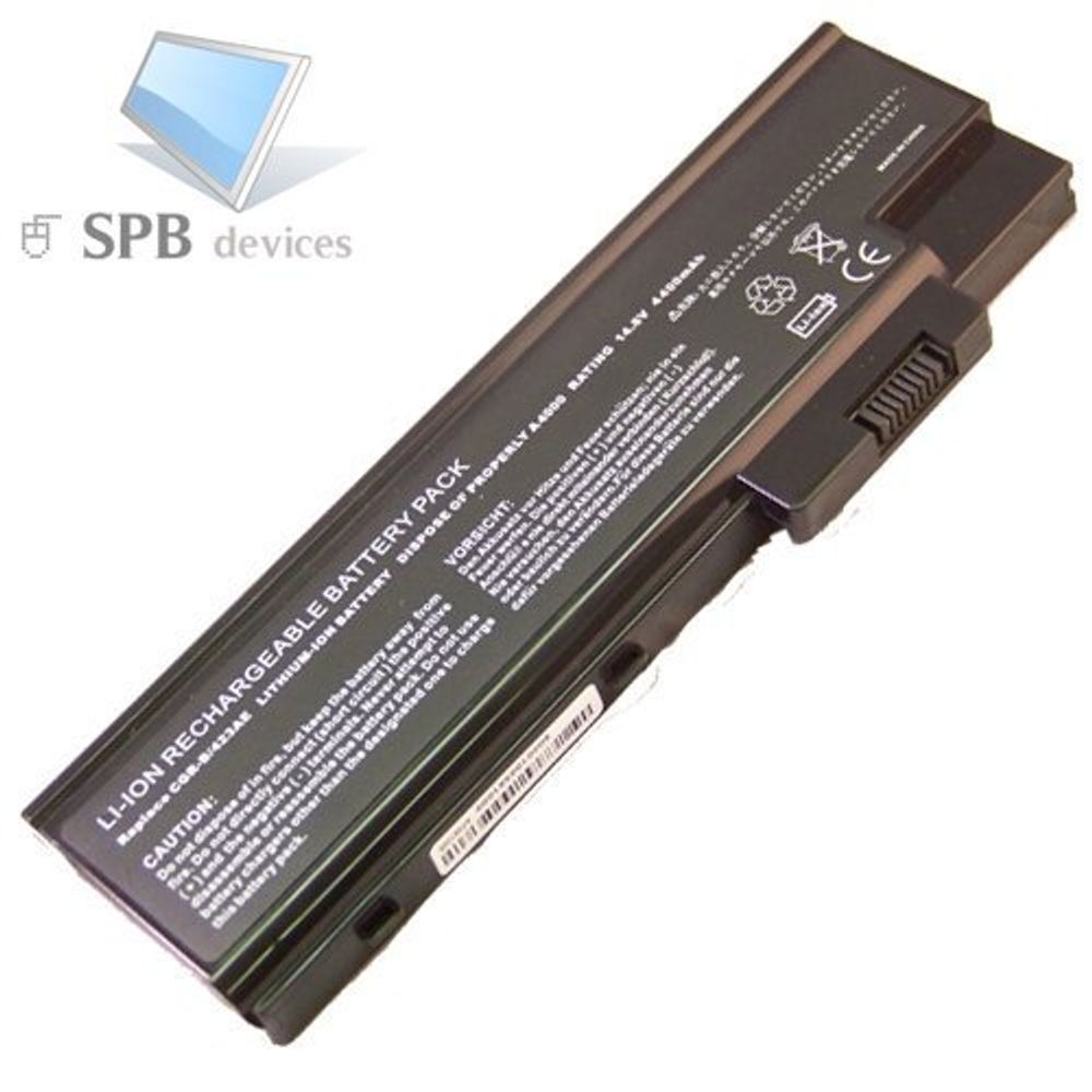LIP-6198QUPC 5200mah аккумуляторная батарея для ноутбуков Acer Aspire (совместима с батареями 4UR18650F-2-QC218, BT.00803.014, BTP-BCA1 , LC.BTP01.013, LIP-6198QUPC SY6 )