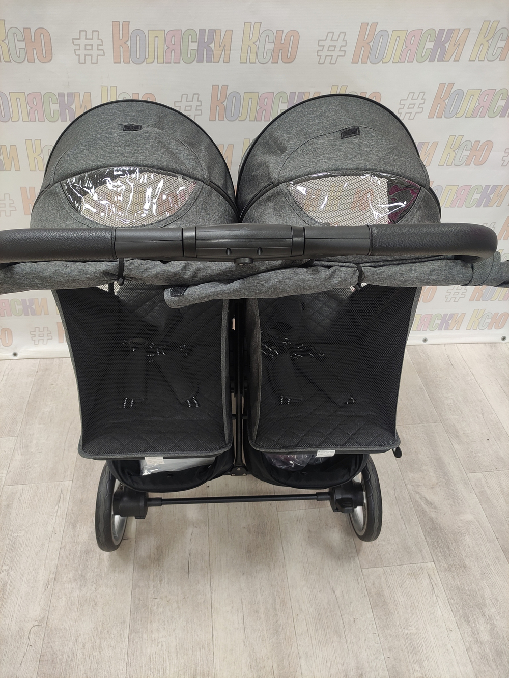 Коляска для двойни CARRELLO  Connect CRL-5502 Rock Grey