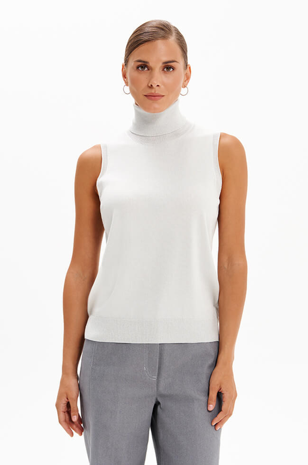 23393 Жилет женский (светло-серый)