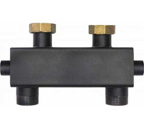 Гидравлическая стрелка Warme WGR60 (с накидными гайками и торцевыми отводами под воздушный клапан и грязевик)