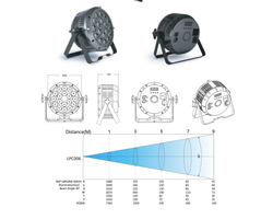 Прожектор Led par Big Dipper LPC60 (60*1,5w, RGB)