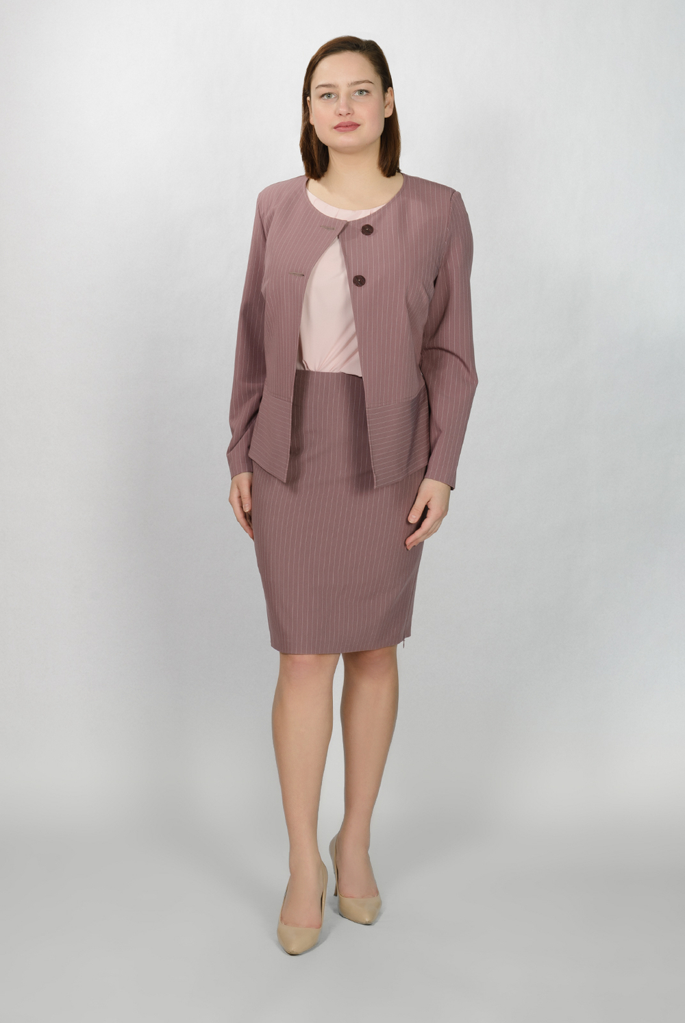 Юбка карандаш 2223АП, полоска #135Пг012223АП