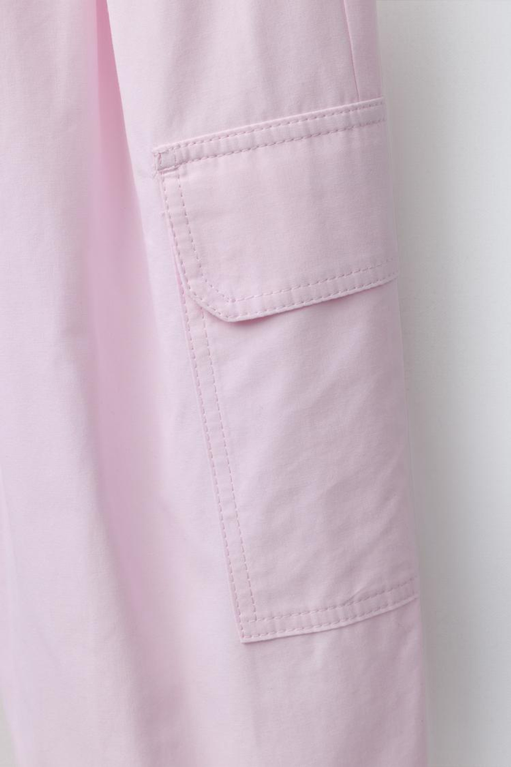 ZARA БРЮКИ-КАРГО, РОЗОВЫЙ