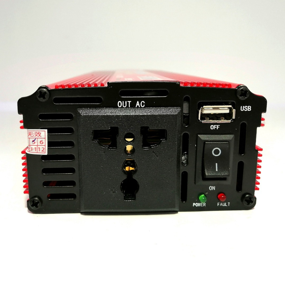 12V-1500W / Инвертор напряжения LaiRun 12-220V 1500W (12 вольт) (1 шт.)