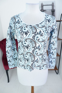 Джемпер Street One хлопковый с принтом 44 размер