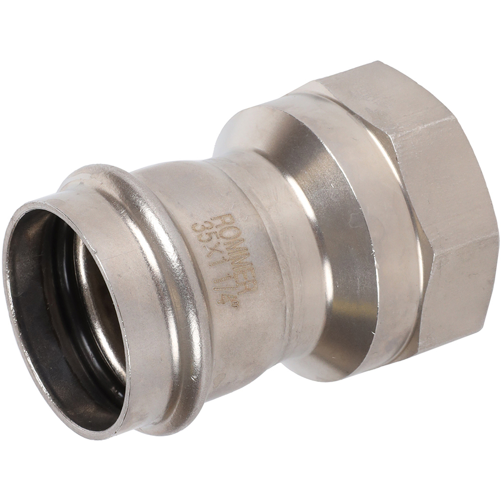 ROMMER Переходник с ВР 35x1 1/4" из нержавеющей стали прессовой