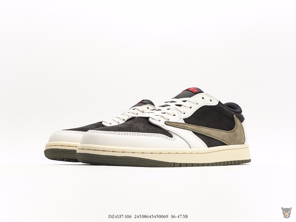 Кроссовки Travis Scott x Nike Air Jordan 1 Low "Sail Black"