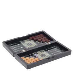 GAEM Игра настольная 3 в 1 (шахматы, шашки, нарды), L30 W15 H5 см