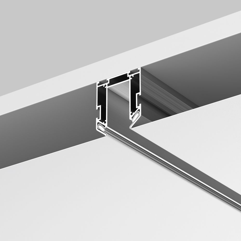Профиль для монтажа в натяжной ПВХ потолок, 2м Maytoni Exility TRA034MP-212S(N)