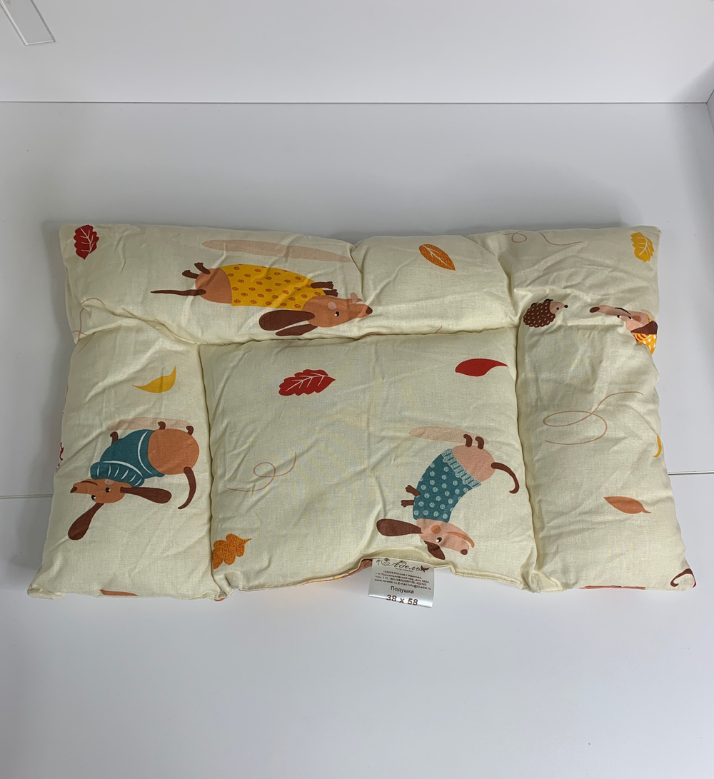 Подушка лебяжий пух бязь 38*58