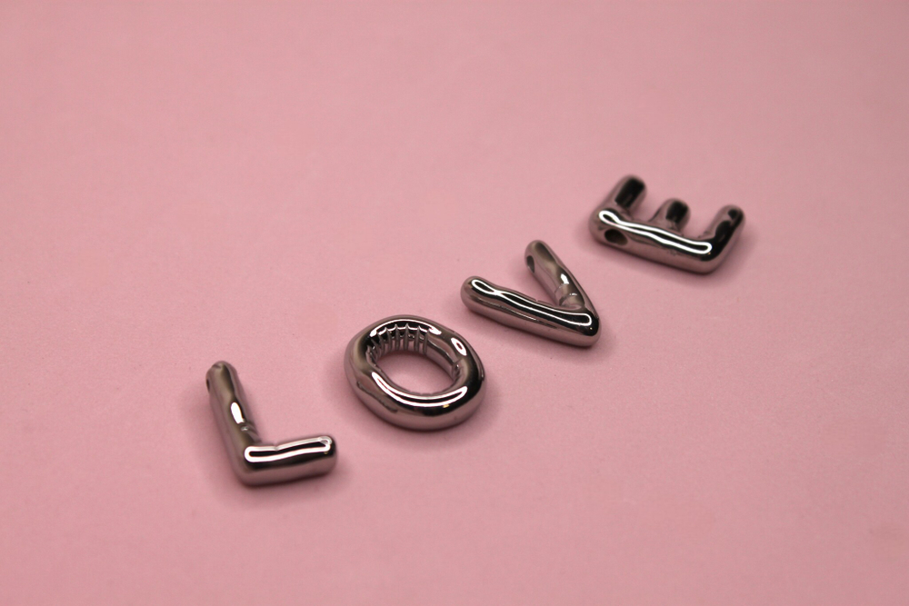 Подвеска буква L 12x19 mm