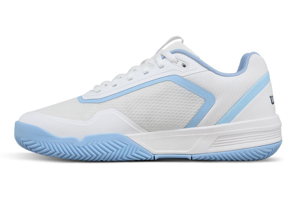 Женские теннисные кроссовки Wilson Court Glide - white/airy blue/navy blazer