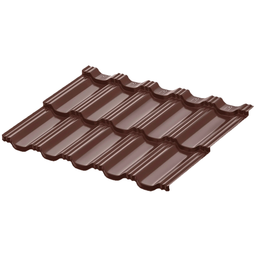 Модульная металлическая черепица AQUASYSTEM ГЁТЕБОРГ, покрытие Rooftop Шелк