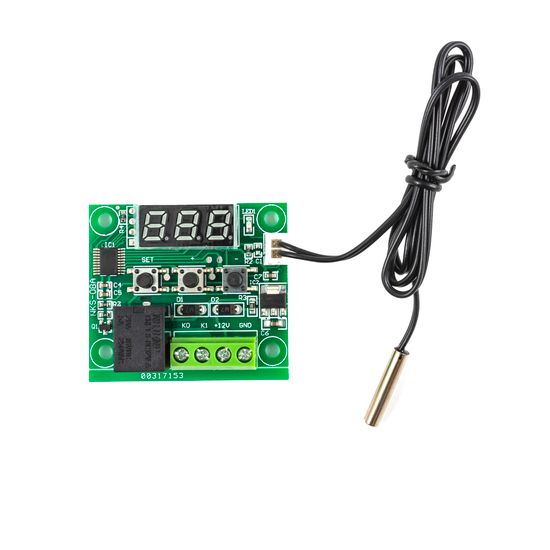 Терморегулятор W1209 программируемый,с герметичным датчиком (50 см 12v)