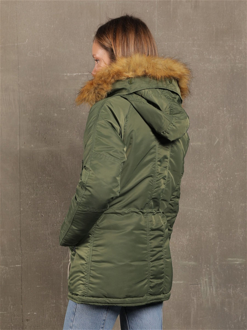 Куртка Аляска Женская - Denali Husky Wmn (оливковая - olive green)