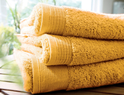 Полотенце 40х60 Blanc des Vosges Uni Curry желтое